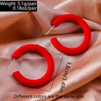 Wholesale Jewelry Simple Style Solid Color Plastic Ear Studs main image 10