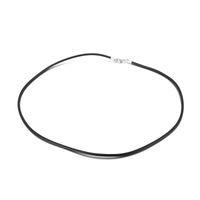 Simple Style Solid Color Leather Rope Plating Chain Unisex Necklace main image 4