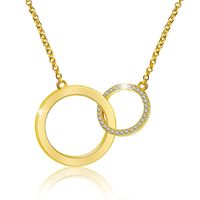 Simple Style Round Sterling Silver Plating Silver Plated Pendant Necklace sku image 2