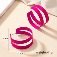 1 Pair Streetwear Korean Style Round Plating Alloy Gold Plated Earrings main image 6