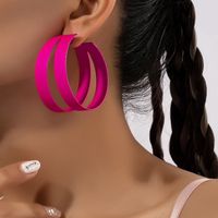 1 Pair Streetwear Korean Style Round Plating Alloy Gold Plated Earrings main image 9