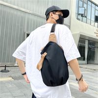 Men's Solid Color Oxford Cloth Zipper Fanny Pack main image 6