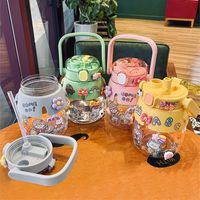 Casual Cute Cartoon Borosilicate Glass Water Bottles 1 Piece main image 1