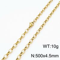 Fashion Geometric Titanium Steel 18K Gold Plated Bracelets In Bulk sku image 36