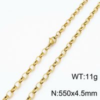 Fashion Geometric Titanium Steel 18K Gold Plated Bracelets In Bulk sku image 38
