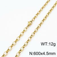 Fashion Geometric Titanium Steel 18K Gold Plated Bracelets In Bulk sku image 40