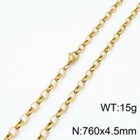 Fashion Geometric Titanium Steel 18K Gold Plated Bracelets In Bulk sku image 46