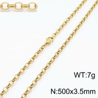Fashion Geometric Titanium Steel 18K Gold Plated Bracelets In Bulk sku image 34