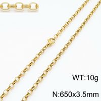 Fashion Geometric Titanium Steel 18K Gold Plated Bracelets In Bulk sku image 39