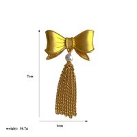 Vintage Style Bow Knot Alloy Copper Women's Brooches main image 2