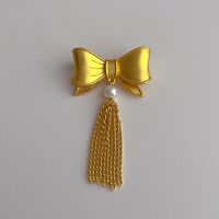 Vintage Style Bow Knot Alloy Copper Women's Brooches sku image 1