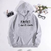 Unisex Hoodies Long Sleeve Printing Pocket Streetwear Letter main image 3