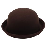 Kid's Adults Simple Style Solid Color Crimping Fedora Hat main image 13