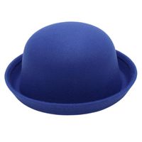 Kid's Adults Simple Style Solid Color Crimping Fedora Hat main image 8