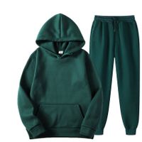 Women's Hoodies Sets Long Sleeve Casual Solid Color main image 5