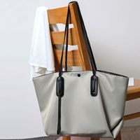 Women's Oxford Cloth Solid Color Streetwear Square Zipper Shoulder Bag main image 2