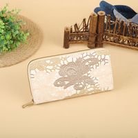 Women's Flower Pu Leather Zipper Wallets main image 4