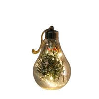 Christmas Retro Classic Style Leaves Bulb Plastic Indoor Party Festival Hanging Ornaments main image 2