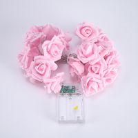 Christmas Valentine's Day Simple Style Rose Pvc Indoor Party String Lights sku image 9