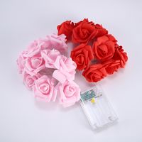 Christmas Valentine's Day Simple Style Rose Pvc Indoor Party String Lights sku image 15