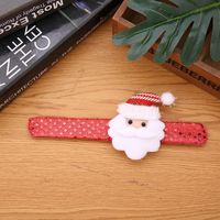 Christmas Cartoon Style Cute Santa Claus Snowman Cloth Family Gathering Party Festival Wristband Decorative Props sku image 5