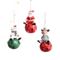 Christmas Cute Christmas Tree Snowman Iron Indoor Party Festival Hanging Ornaments main image 3