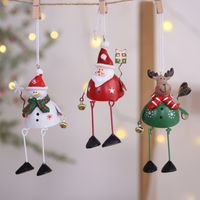 Christmas Cute Christmas Tree Snowman Iron Indoor Party Festival Hanging Ornaments main image 2