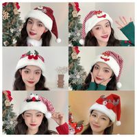 Christmas Basic Classic Style Bow Knot Cloth Family Gathering Party Festival Christmas Hat main image 1