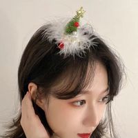 Christmas Basic Classic Style Bow Knot Cloth Family Gathering Party Festival Christmas Hat sku image 11