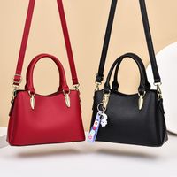 Women's Pu Leather Solid Color Streetwear Square Zipper Square Bag main image 4