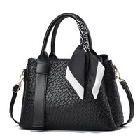 Women's Pu Leather Solid Color Elegant Cute Square Zipper Handbag sku image 3