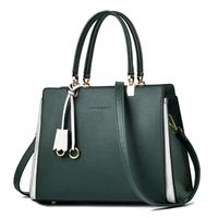 Women's Pu Leather Solid Color Streetwear Square Zipper Handbag main image 2