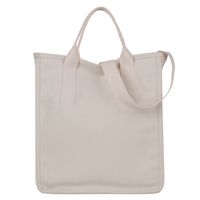 Women's Canvas Solid Color Streetwear Square Zipper Handbag main image 6