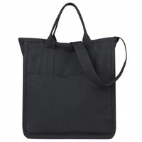Women's Canvas Solid Color Streetwear Square Zipper Handbag sku image 3