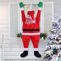 Christmas Cartoon Style Funny Santa Claus Cloth Indoor Outdoor Party Hanging Ornaments sku image 1