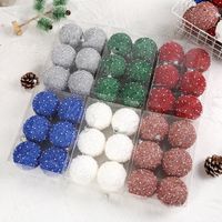 Christmas Basic Classic Style Ball Foam Indoor Party Festival Hanging Ornaments main image 1