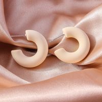 1 Pair Simple Style Solid Color Zinc Alloy Ear Studs main image 9