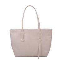 Women's Pu Leather Solid Color Elegant Bucket Zipper Bucket Bag main image 2