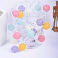 Christmas Romantic Simple Style Ball Pvc Indoor Party String Lights sku image 3