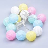 Weihnachten Romantisch Einfacher Stil Ball Pvc Innen Gruppe Lichterkette sku image 21