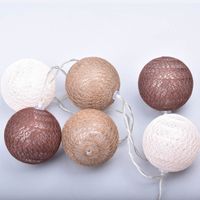 Weihnachten Romantisch Einfacher Stil Ball Pvc Innen Gruppe Lichterkette sku image 13