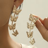 1 Pair Sweet Butterfly Plating Alloy Drop Earrings main image 1