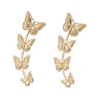 1 Paire Sucré Papillon Placage Alliage Boucles D'oreilles sku image 2