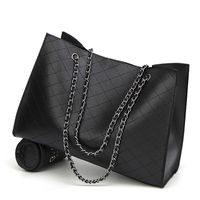 Women's Pu Leather Solid Color Streetwear Square Zipper Bag Sets main image 3
