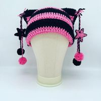 Women's Simple Style Star Cat Handmade Eaveless Wool Cap sku image 33