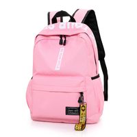 Waterproof Solid Color Daily Laptop Backpack sku image 6