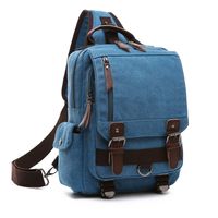 Solid Color Casual Travel Hiking Backpack sku image 6