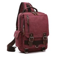 Solid Color Casual Travel Hiking Backpack main image 3