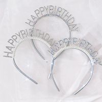 Birthday Sweet Shiny Letter Resin Party Festival Headband main image 5