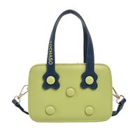 Mädchen Pu-leder Einfarbig Elegant Quadrat Reißverschluss Handtasche sku image 4